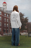 Positive Embroidery Raglan Sweatshirt