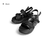Lou Two Buckle Strap Whole Heel Sandal
