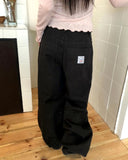Daven Cotton Wide Snap Cargo Long Pants