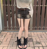 Buckle Two-Way Middle Suede Flip-Flops Boots