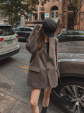 (WOOL 30%) Kona Herringbone Classic Blazer