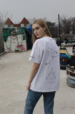 Lettering Tattoo Overfit T-shirt