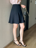 Seon Tweed Flare Mini Skirt