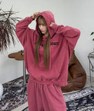 Riel Embroidered Pigment Hoodie