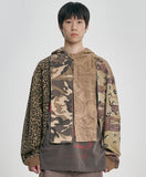 Camouflage Zip-Up Hooded Jacket