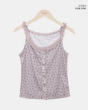 Hiyun Flower Frill Sleeveless