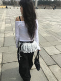Hatoo Lace Line Wide Training Pants
