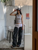 Hover Crack Pigment Big Pocket Cargo Pants