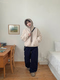 Cuden String Fleece Zip-Up Jacket