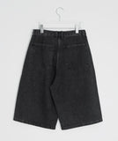 [unisex] Hachi Boyfit Bermuda Denim Pants