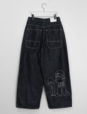[unisex] Heim Nonfade Denim Wide Pants