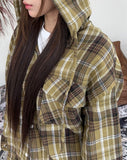 Camor Hood Check Banding Shirt