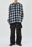 Rag Checked Hoodie Shirt