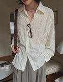 Nogsi grunge dyeing overfit shirt
