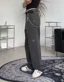 LaPette American Flag Patch Cotton Pants