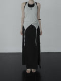 Elmic Printed Halter Sleeveless Top