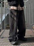 Oil Washed Dark Black Denim