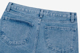 Dunce Wide Slit Denim Pants