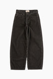 Heavy warm corduroy wide pants