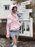 FRILL SHIRRING HOOD JP