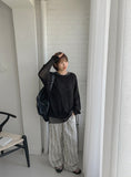 Itnewa Summer Color Net Long Sleeve Knit