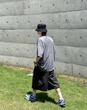 Buckle Balloon Half Pants