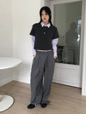 BACK BANDING CROP SH