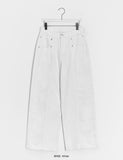 Horik Side Cut Wide Cotton Pants