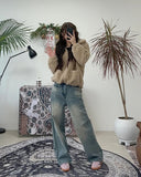 Kelon Pocket Washed Denim Pants