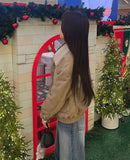 Full Wool Lining Fur Collar Mustang Blouson Jumper