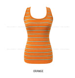 Fruity Stripe Halter Sleeveless