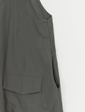 Qdoden Nylon Layered Cargo Long One Piece