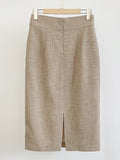 Renne Peplum H-Line Skirt