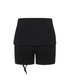 [mnem] fold strap short pants