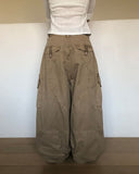 Karn Multi-Pocket Wide Cargo Pants