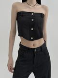 Levon button tube top