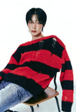[LANARCH] Destroyed Stripe Knit