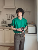 Daily summer round short sleeve t-shirt