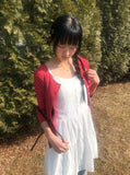 [MADE] Lion Dot Round Three Quarter Sleeve T-Shirt Cardigan