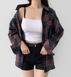 Today Check Loose Fit Long Sleeve Shirt