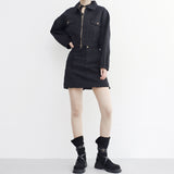 Sie Cotton Crop Jacket