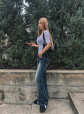 Elin Snap Three Quarter Short Sleeve