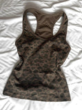Y2K Leopard Slim Top