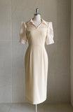 Noiren Color Scheme Collar One Piece