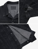 Latz black blue denim jacket