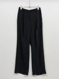 Pastel one-tuck wide slacks