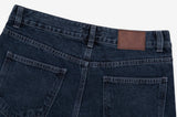 Formal grayish denim pants
