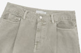 Ked one-tuck wide pants