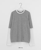 [Unisex] Kdelo Layered Over Long Sleeve Tee