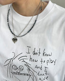 Miya drawing short sleeve t-shirt